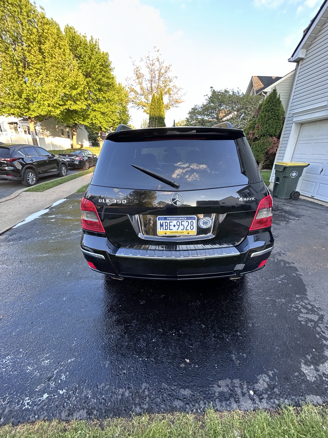 Clean black Mercedes after Brilliant Bros Detailing